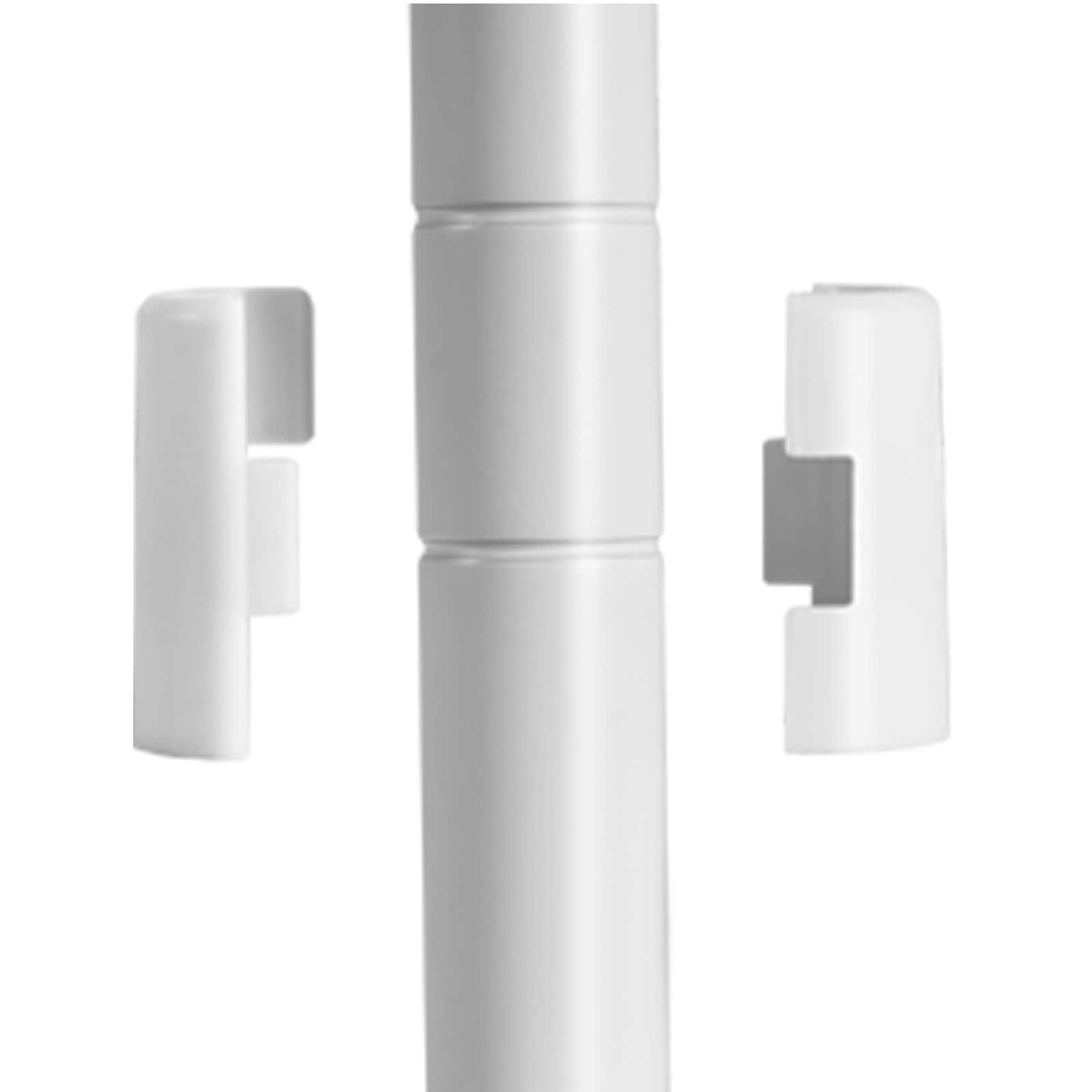Over The Washer And Dryer Storage Shelf With Hanger Rod And Hooks_voghion.com